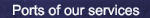 Ports of our services